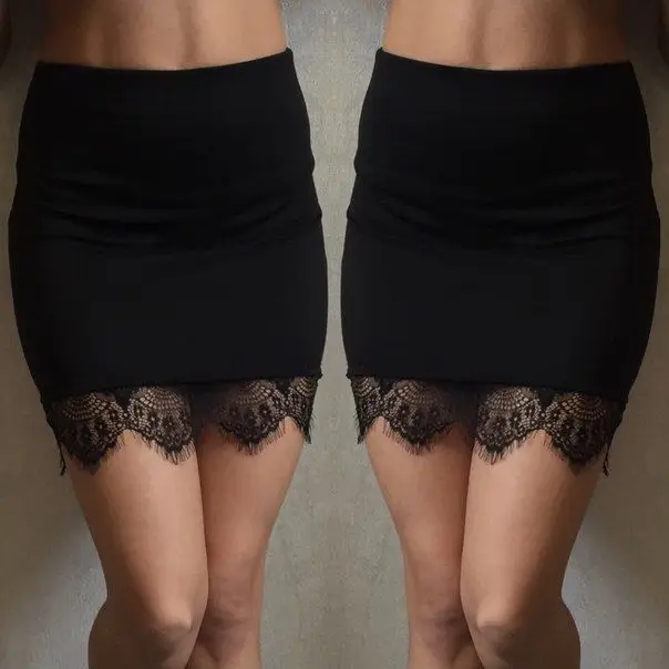 

Sexy Women Lady Skirt Skirts Formal Lace Stretch High Waist Short Bodycon Mini Skirt Pencil Skirts