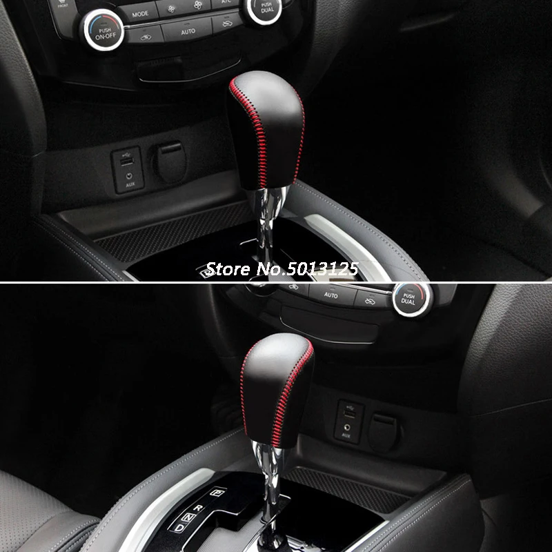 Кожаный чехол для ручки переключения передач Nissan X-Trail X Trail T32 2016 2017 2018 2019 |