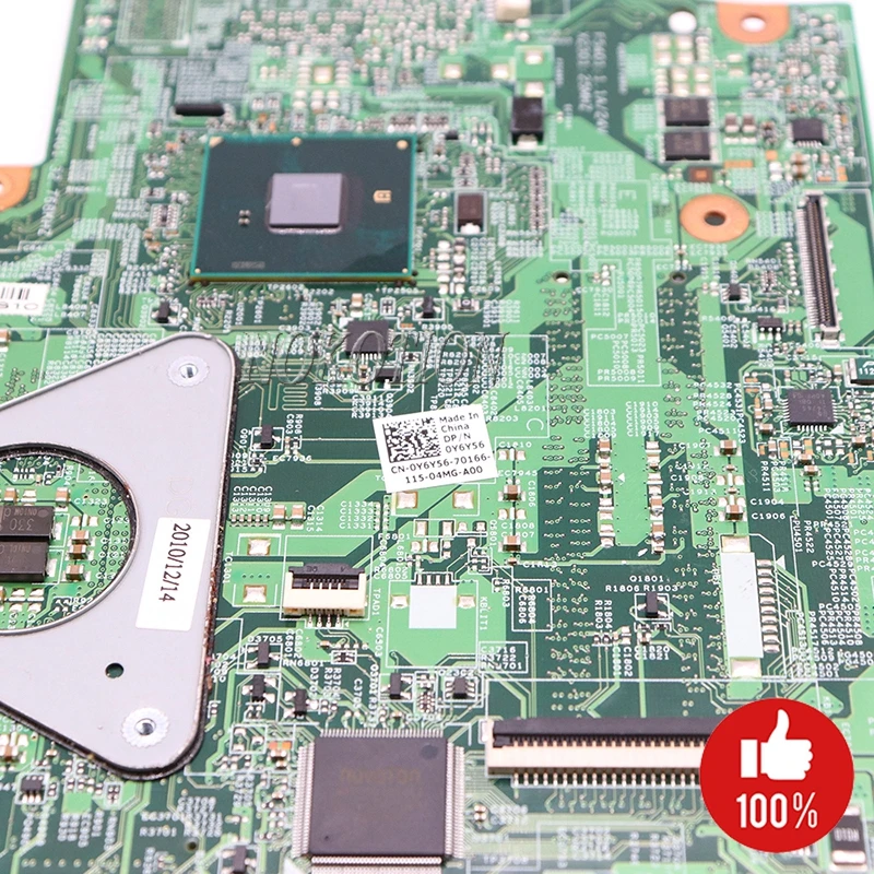 NOKOTION CN-0Y6Y56 0Y6Y56 48.4HH01.011 материнская плата для Dell Inspiron N5010 материнская плата для ноутбука HM57 GMA HD DDR3 Бесплатный процессор