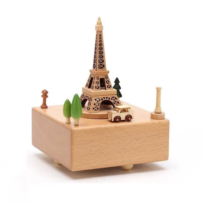 Музыкальная музыкальная шкатулка Carillon Scatole Musicali Madera Muziekdoos Carrossel Подарочная