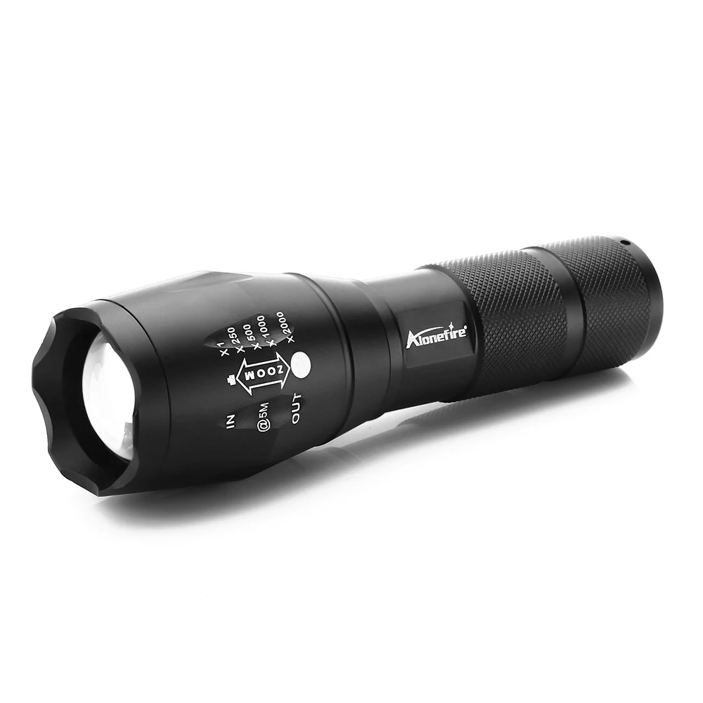 Alonefire G700 X800 CREE XML T6 L2 U3 светодиодный высокомощный тактический светодиодный фонарь с зумом фонарь AAA 18650 перезаряжаемый аккумулятор