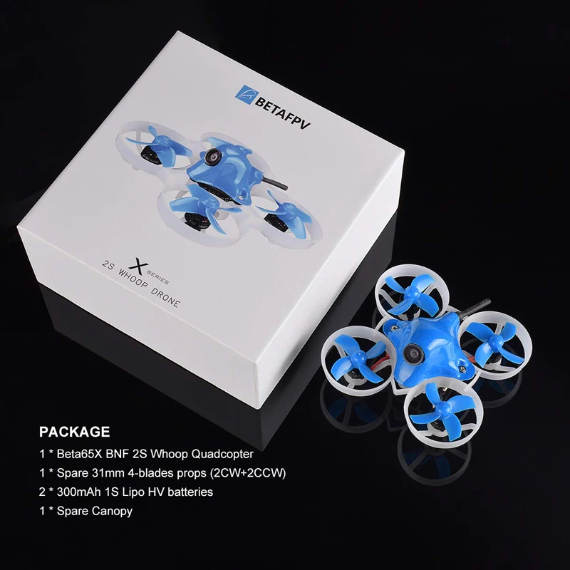 BETAFPV Beta65X 2 S бесщеточный Whoop Drone с F4 FC Frsky Z02 Камера OSD Smart Audio 17500KV 0802 двигатель Ph2.0
