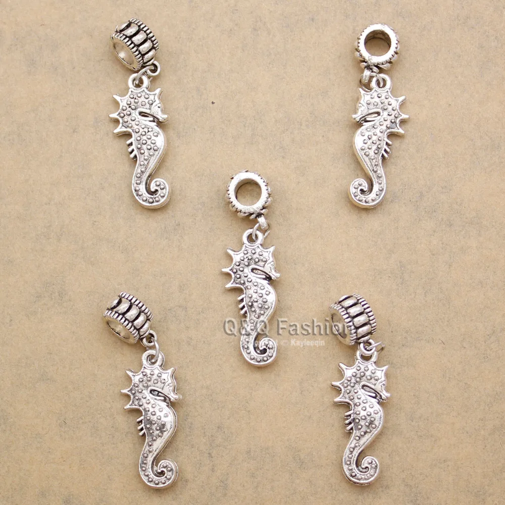 5x Пляж Морская лошадь раста Мамбо бисер дреды страшные плетеные волосы заколка