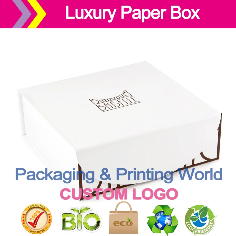 Роскошные магнитные коробки для тортов с принтом УФ ювелирные изделия|magnetic jewelry