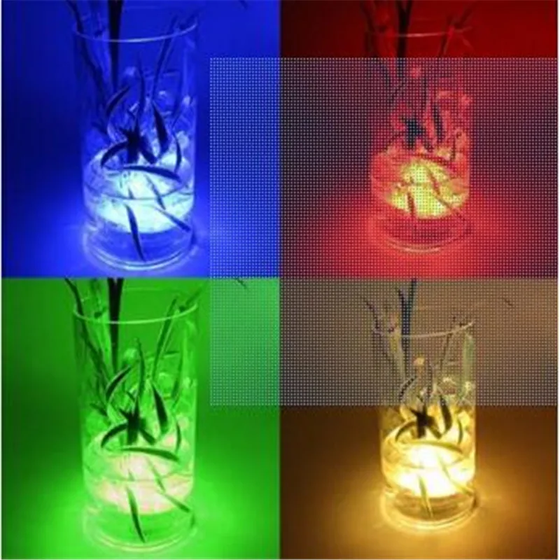 (Один свет + один пульт дистанционного управления) 10-LED RGB погружной светодиодный