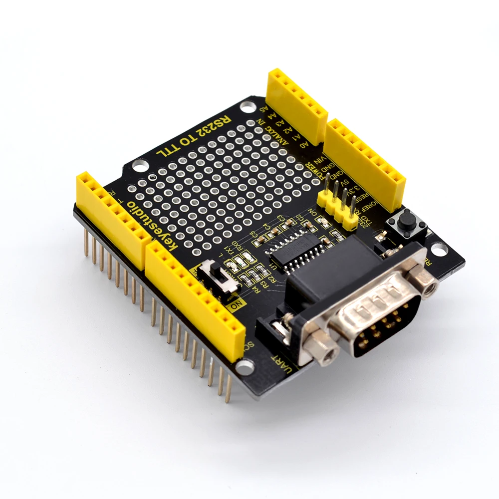 Keyestudio RS232 к ttl щит преобразования для Arduino UNOR3, совместимый с интерфейсом RS232