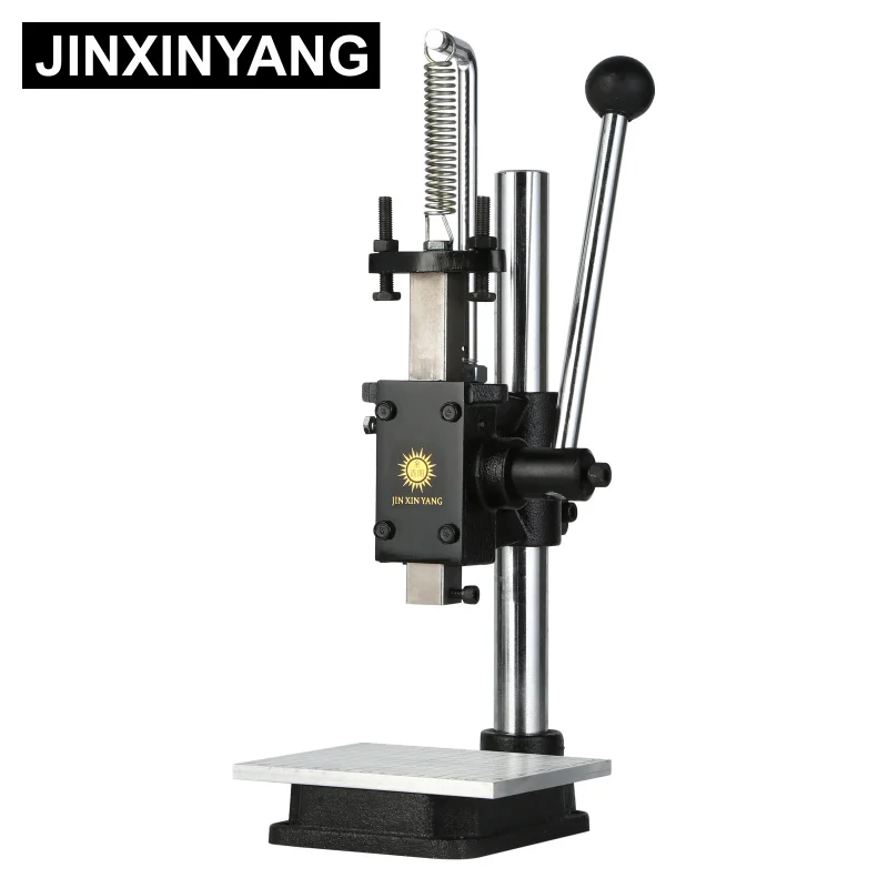 

JINXINYANG Punching machine Leather Manual press Stamping Machine Hand-Punch Die Cutting Machine Silent punching Hand press