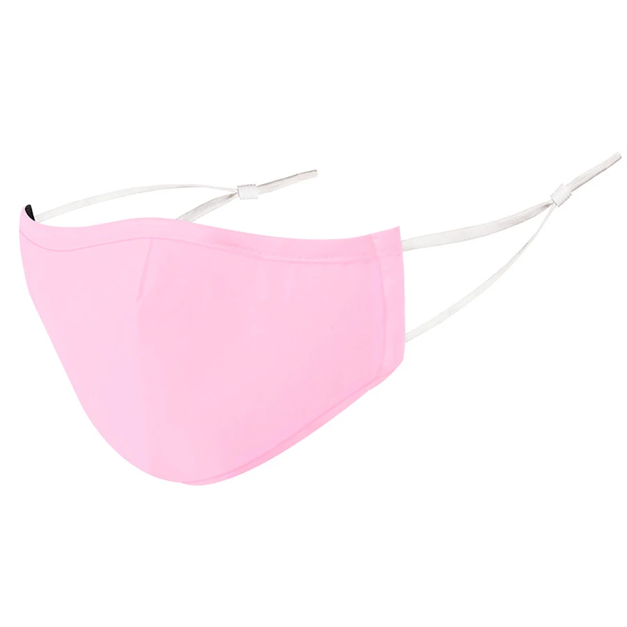 Pink Профессиональный PM2.5 Анти-туман пыленепроницаемый Маски хлопок Регулируемая Washeable многоразовые унисекс рот ветрозащитный зимний теплый лица рот - Цвет: Pink