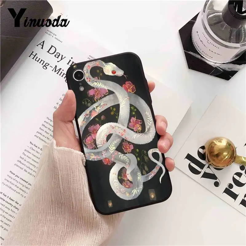 Чехол для телефона Yinuoda Animal The Snake iPhone 5 5Sx 6 7 7plus 8 8Plus X XS MAX XR 10 11 pro max | Мобильные