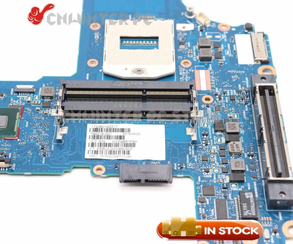 Материнская плата NOKOTION 744016 601 001 для ноутбука HP ProBook 640 650 G1 GMA HD4400 DDR3L|laptop