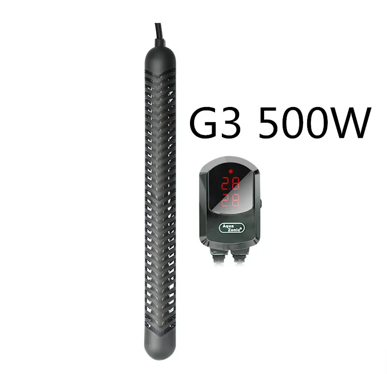 G3 500W Aqua Zonic Titan сверхмощный подогреватель для аквариума ЖК-дисплей Аквариум Пруд для рыб водонагреватель автоматический термостат 600 Вт 800 Вт 1000 Вт 1200 Вт - Цвет: G3 500W