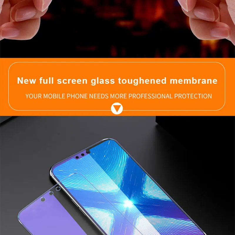 BXE 9H полное покрытие закаленное стекло для huawei honor 8 8X Max 8C Защита экрана для honor 8 c X Max стекло защитная пленка 2.5D