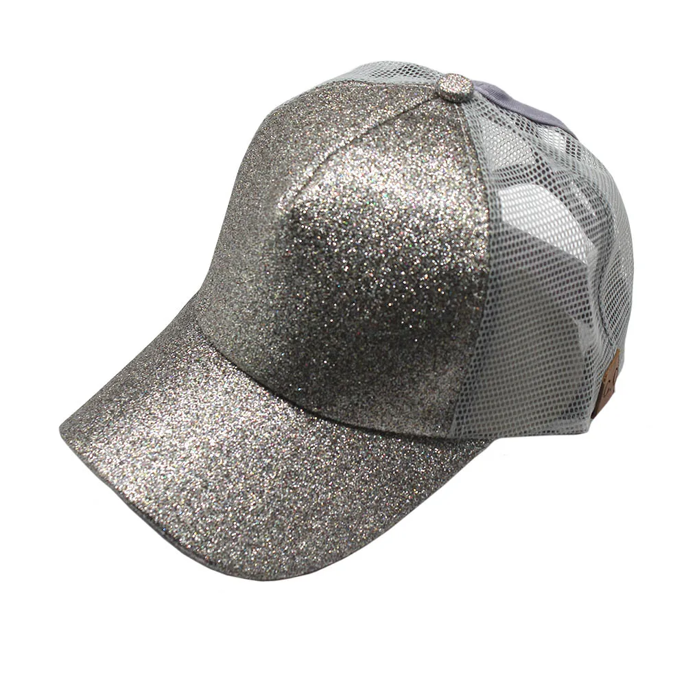 2019 бейсболки женские грязные Bun Snapback летние сетчатые шляпы повседневные