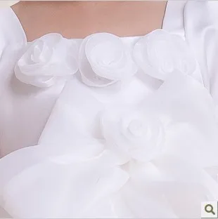 2018 летнее платье с коротким рукавом для девочек свадебное официальное принцессы