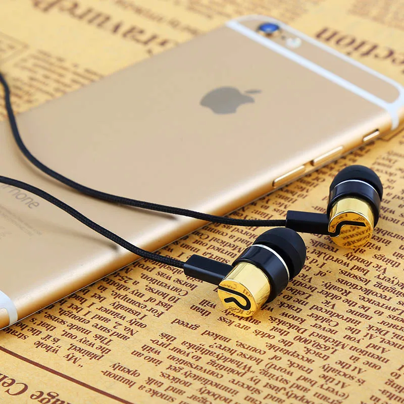 Тканевые наушники шумоизоляция гарнитура универсальные 3 5 мм тканые из волокна