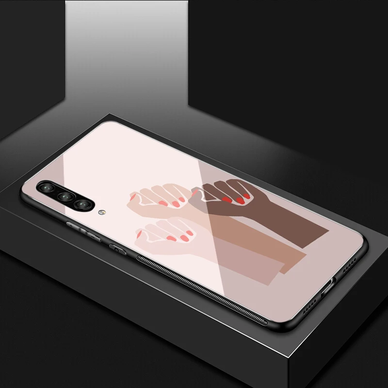 Lavaza феминистский символ кулака закаленное стекло ТПУ чехол для Honor 7A 8X 9 10 Lite Pro |