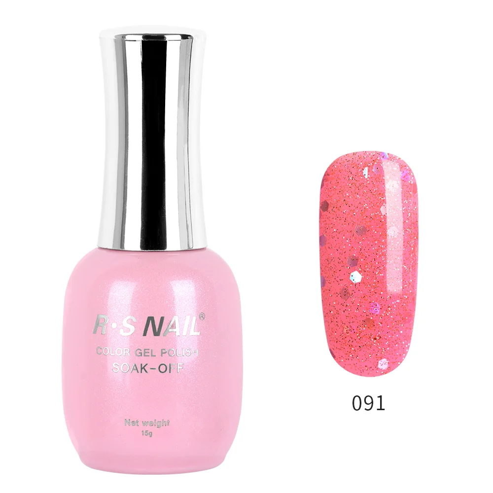 RS Гель-лак для ногтей Seires 120 цветов#061-120 УФ светодиодный Гель-лак Esmalte Permanente Vernis Полупостоянный 15 мл(2 - Цвет: 091