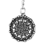 1 шт. Vegvisir компас Odin символ Руна брелок-Шарм лучший друг подарок Norse ювелирные изделия в стиле викингов