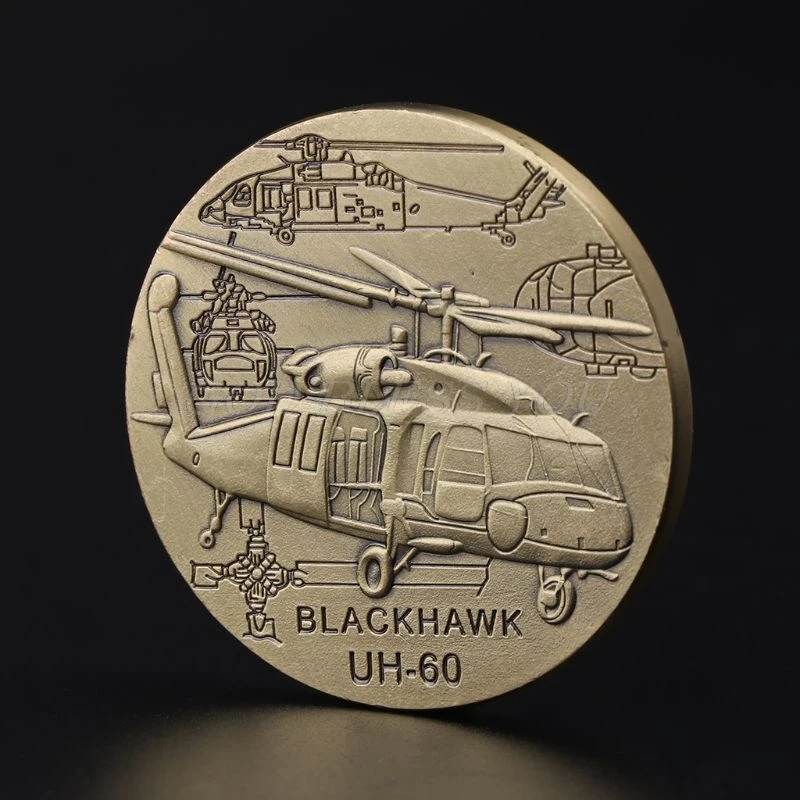 Памятная монета самолета AH-60 друзей сувенир искусство ремесла домашнего украшения свадебные подарки украшения в подарок, хороший подарок монеты