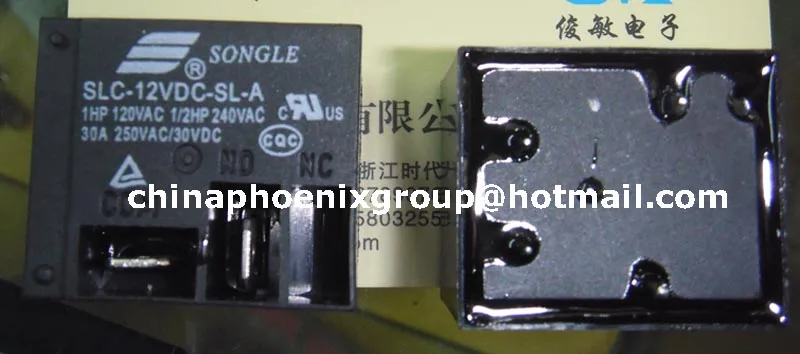 Горячие продать songle реле 12 В SLC-12VDC-SL-A 24 T91 SLC-24VDC-SL-A 4pin Черный Электрические