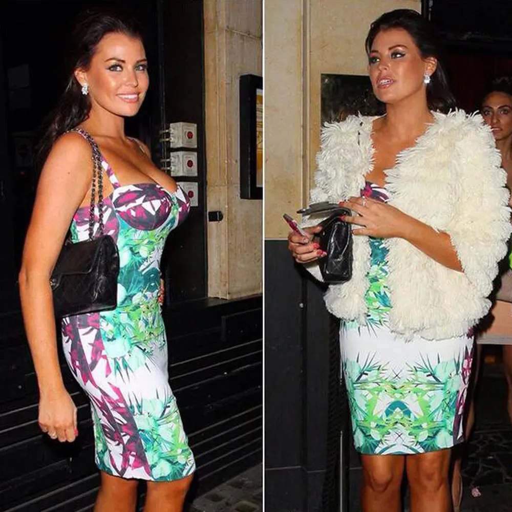 Женское облегающее платье на тонких бретелях травяное зеленое с цветочным