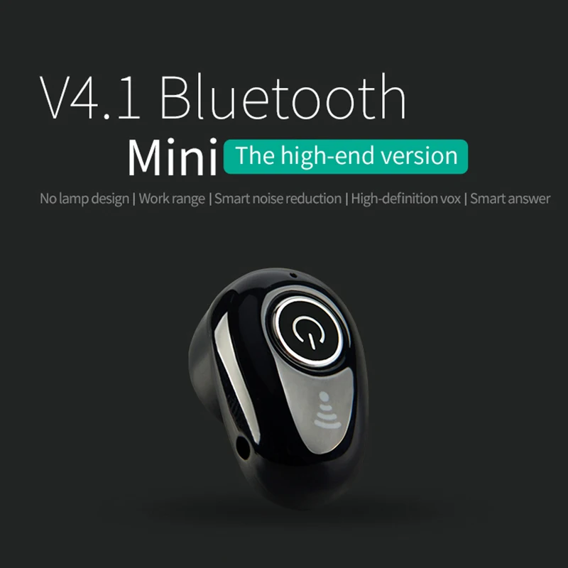 S650 Mini Bluetooth наушники Спортивные Беспроводные гарнитура с микрофоном невидимые