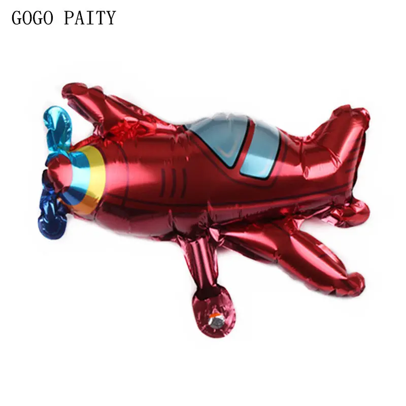 GOGO PAITY Новые мини Воздушные шары в форме самолета из алюминия для детского