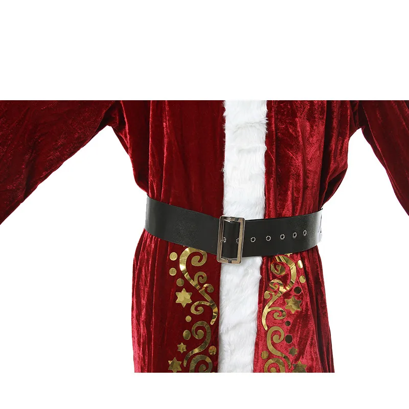 ROLECOS мужской Рождественский костюм для костюмированной вечеринки Санта Клауса