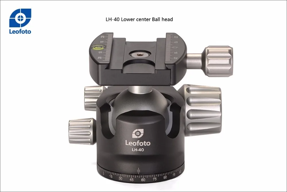 SETTO Leofoto Низкопрофильная шаровая Головка LH 40 совместимый для Gitzo Manfrotto Sunwayfoto