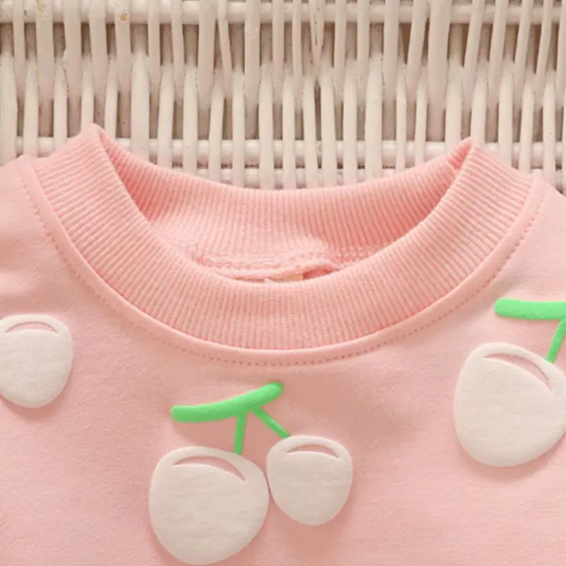 Топы с длинным рукавом для маленьких девочек детские толстовки Весенняя