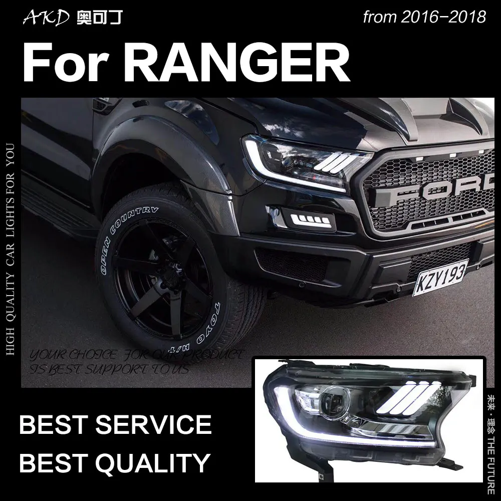 АКД стайлинга автомобилей для Ford фара дальнего света- Everest светодиодный налобный фонарь H7 D2H Hid вариант Ангел глаз биксеноновые фары аксессуары