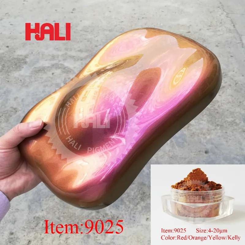 Тонкий пигмент хамелеон цветной печатный Порошок Хамелеон товар: 9021 1 лот = 10 г