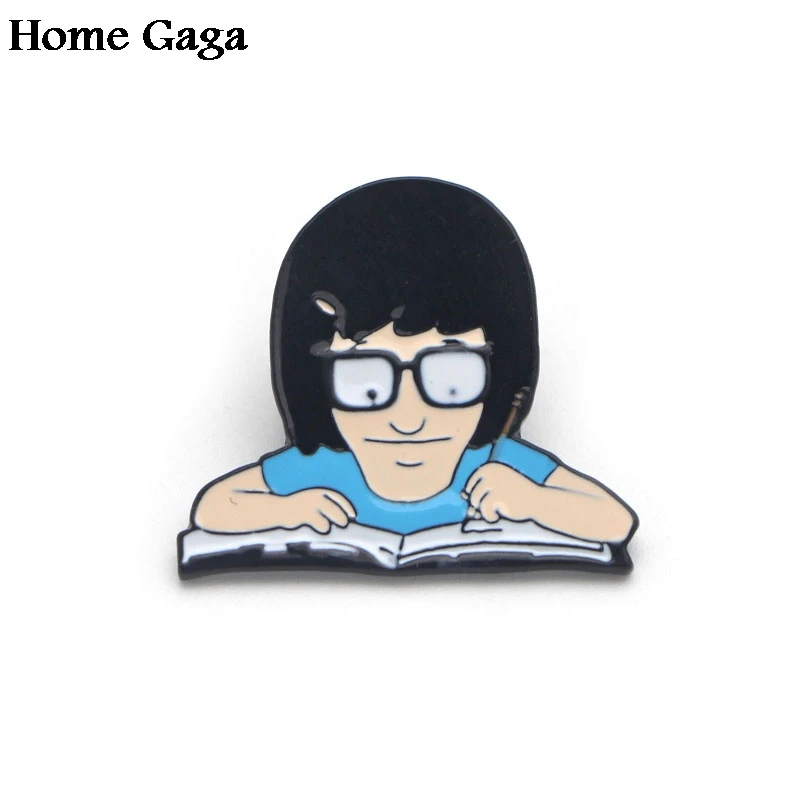 Homegaga письмо друг фантастика Луиза цинк булавки para рюкзак одежда металлические