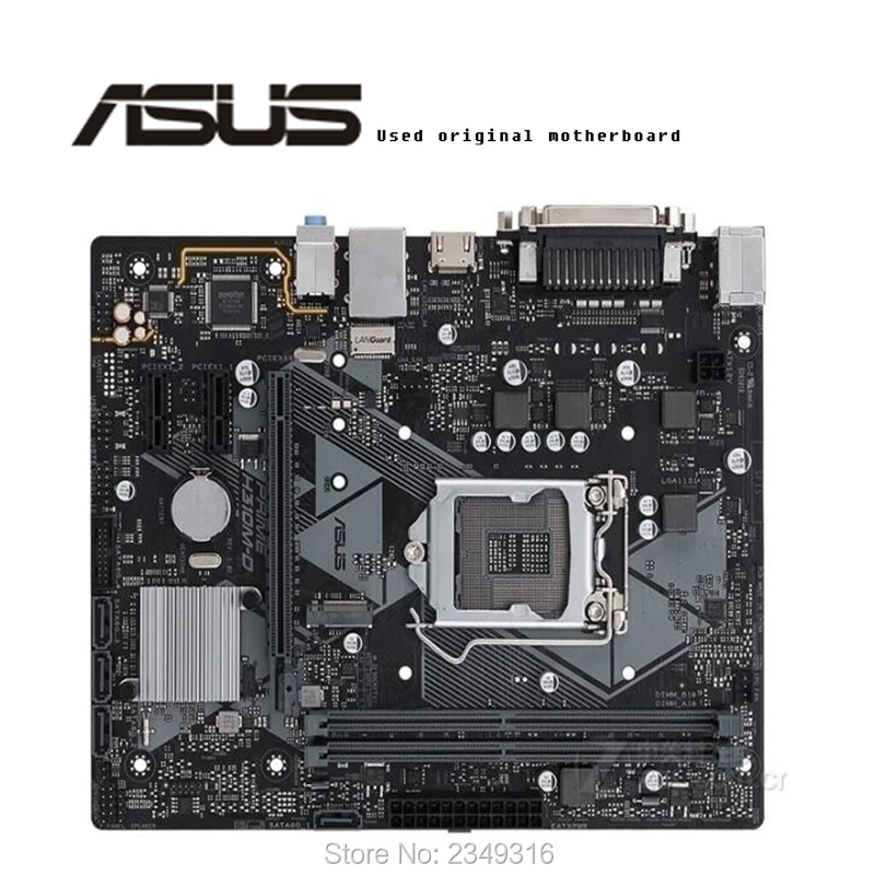 Для ASUS PRIME H310M-D/PRIME H310M-D R2.0 используется оригинальная материнская плата с разъемом LGA 1151 DDR4 H310 настольная материнская плата