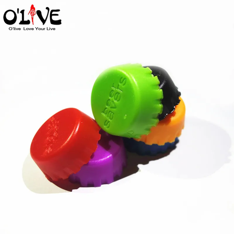 6 шт. силиконовые вина Фиксаторы Цветной пива бутылок шампанского бутылку