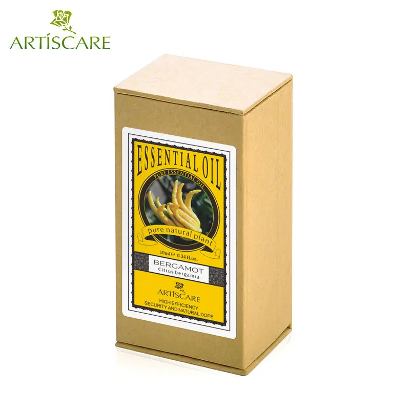 ARTISCARE 100% натуральный бергамот чистое эфирное масло 10 мл контроль жирности чистая