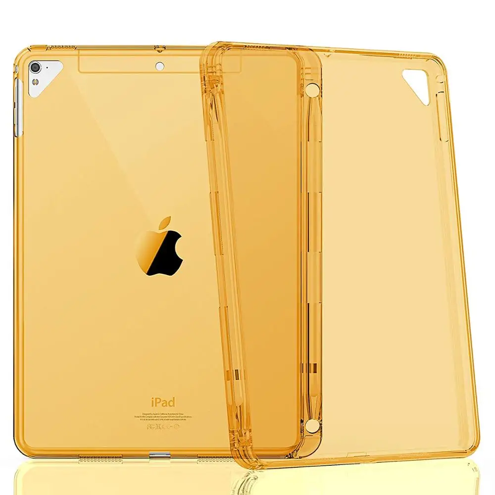 Для iPad 2018/2017 / Pro 9 7/Air 2 Air модель легкий и мягкий ТПУ чехол-накладка [с держателем