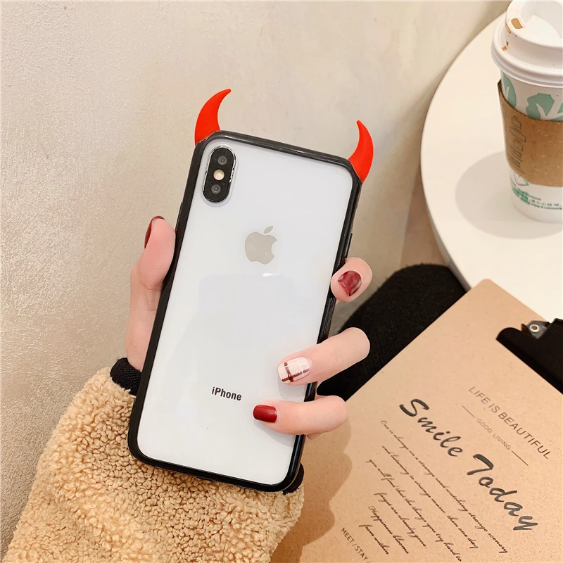 Черный красный розовый чехол для телефона Apple iphone 6 6s 7 8 Plus X XS XR MAX |