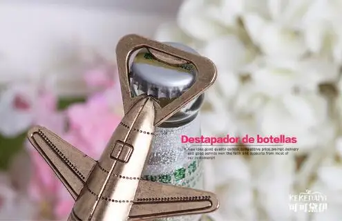 100 шт./лот Новое поступление + открывашка для бутылок с самолетом Let the Adventure Start