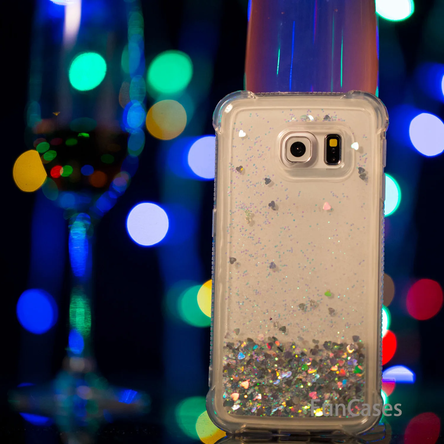 Блестки чехол СПС Капа samsung S6 край мягкий ТПУ для телефона котб экзотические с