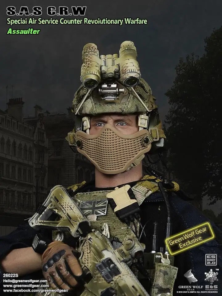 Легко и просто 26022S ES GREEN WOLF SAS ограниченная версия фигурка для фанатов подарок на праздник