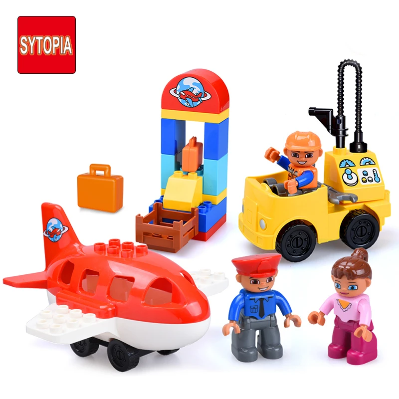 Sytopia строительные блоки автомобиль мини город счастливый сайт дети большой