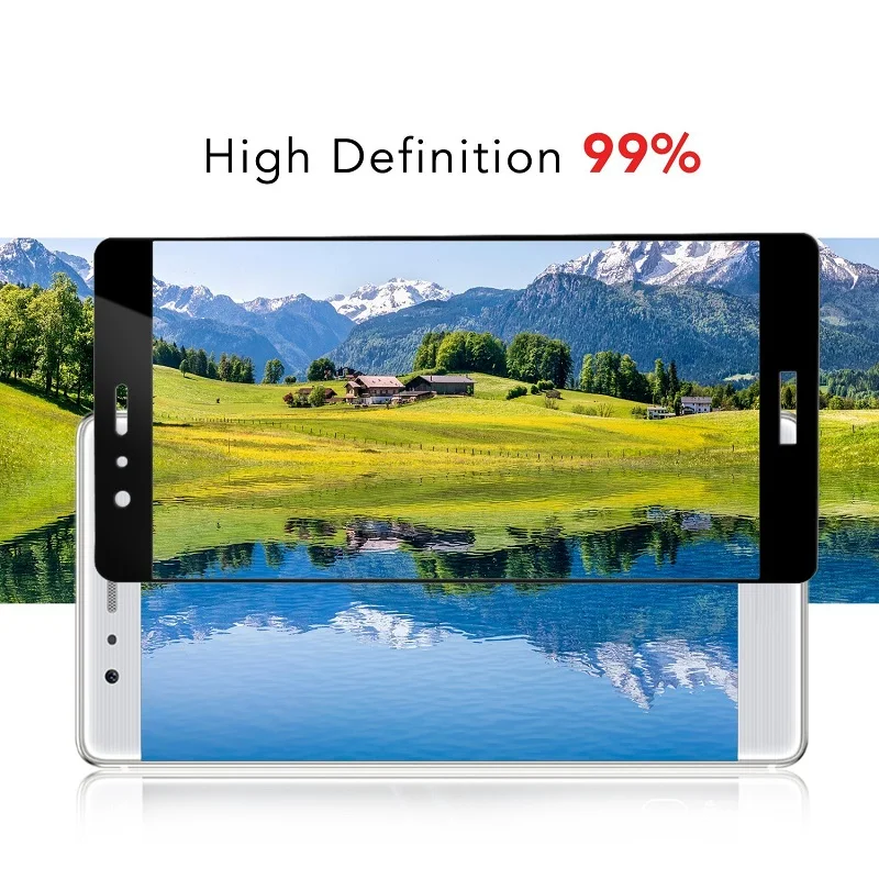 Bbsw для Huawei p9 2.5D полное покрытие 9 H закаленное Стекло Экран протектор Плёнки Ascend P9