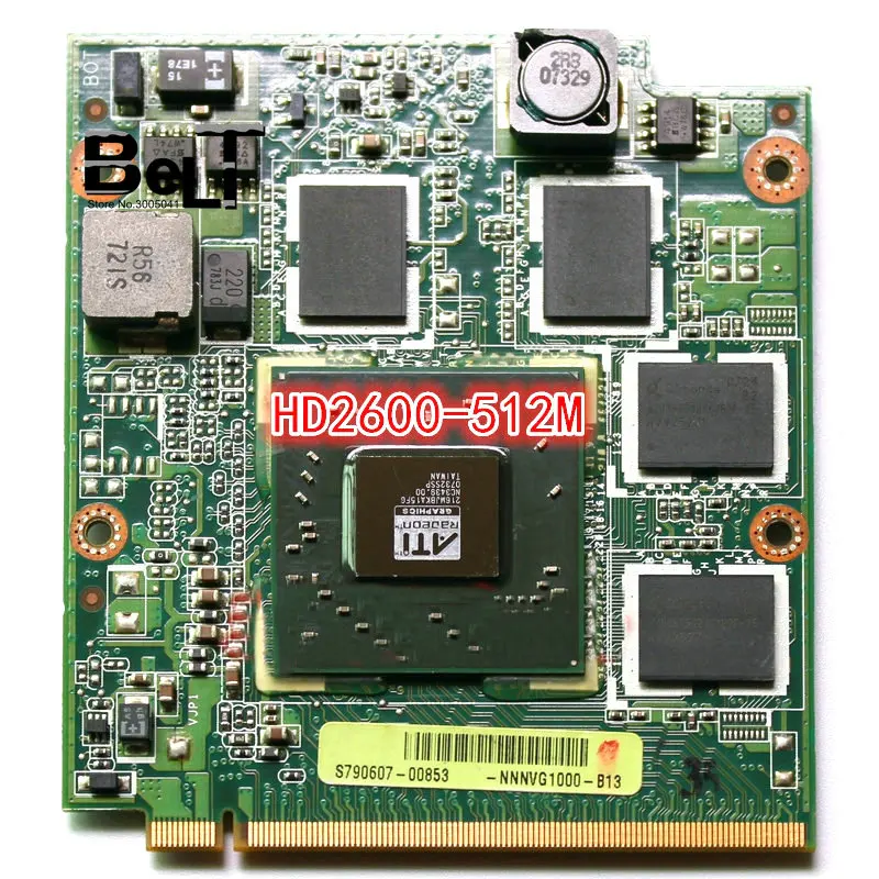 Видеокарта HD2600 HD 2600 512 МБ VAG карта для ноутбука Asus F8P F8S F8SA F8V N80V PRO80S X81S Z99S A8S |