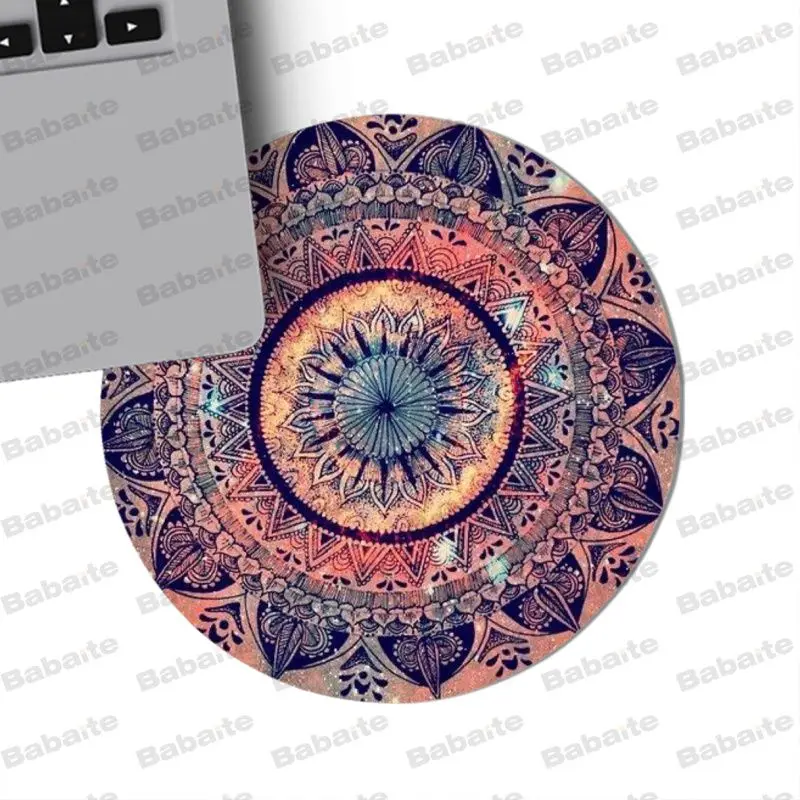 20x20cm Babaite красивый аниме винтажный богемный коврик для мыши игровой круглый коврик для мыши Размер для 220*220*2 мм круглый коврик для мыши коврик для игровой мыши - Цвет: 20x20cm