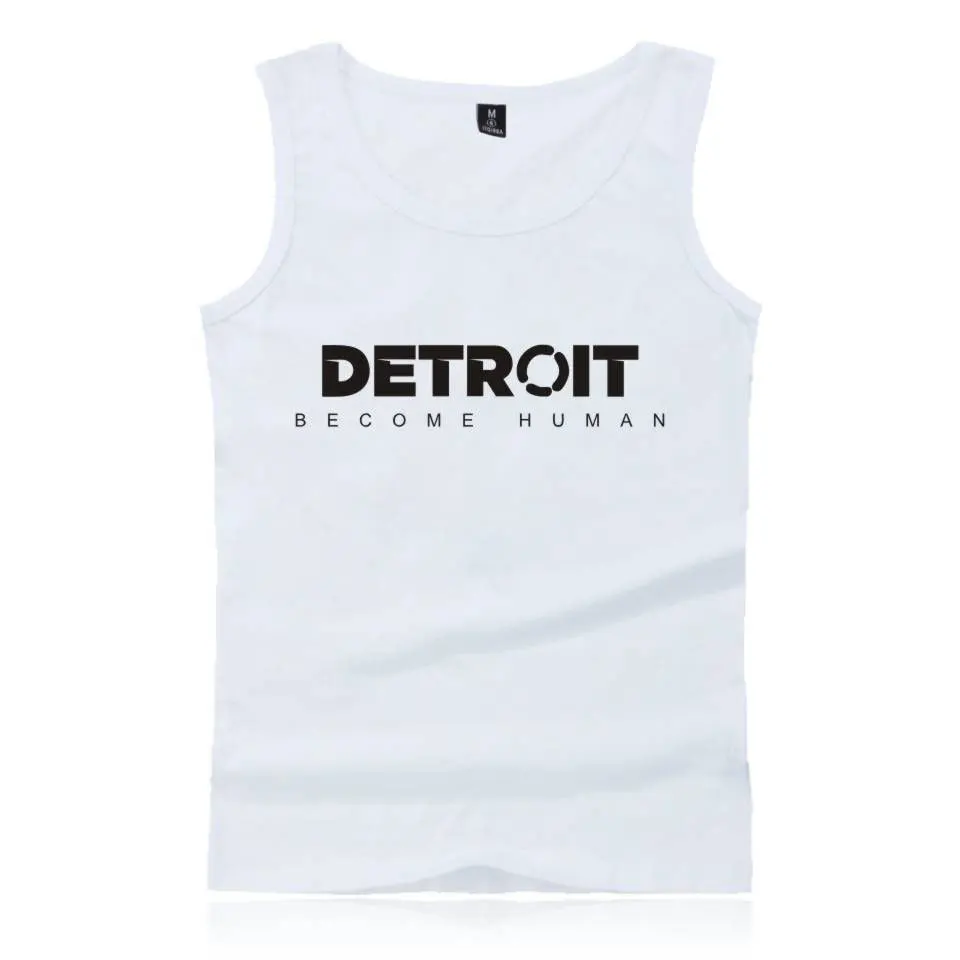 2018 New game detroit become human cosplay Sleeveless summer vest for adult man | Cosplay Costumes