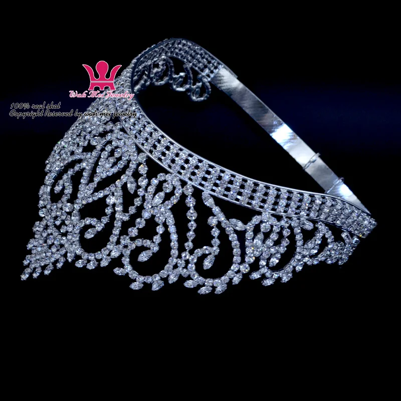 Диадема в виде короны Австралийский горный хрусталь кристалл Hairwear Регулируемый для женщин красивые девушки свадебная прическа аксессуары Mo023