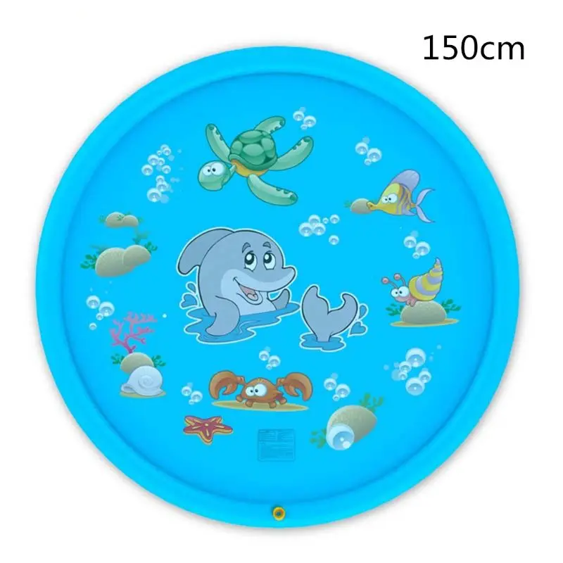 2 Sprinkle& Splash Play Mat Toy For Outdoor Swimming Beach Lawn Inflatable Sprinkler Pad Baby Children Kids - Цвет: 2