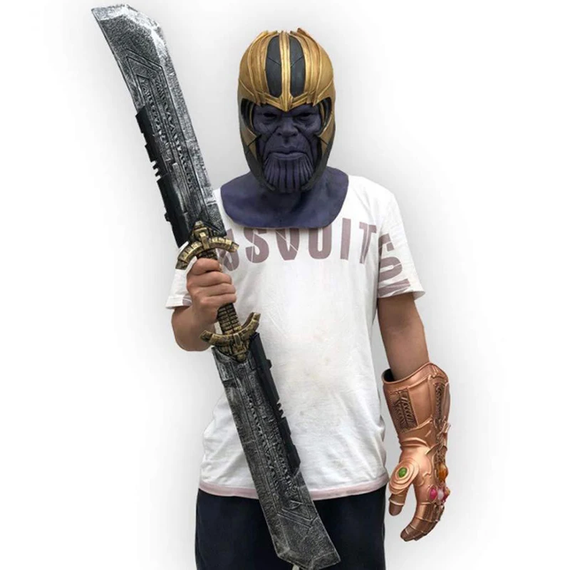 

Endgame 4 меч, двухосевой нож, перчатка, маска для косплея, реквизит для хэллоуивечерние съемная модель оружия