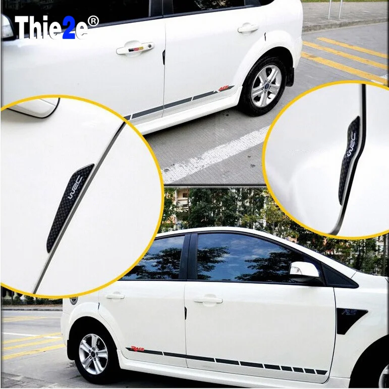 Стайлинг автомобиля защита от трения бампера полоски для KIA RIO Ford Focus Hyundai IX35 Solaris